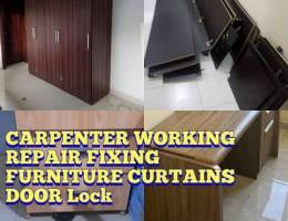ÇÅRPĒÑTËR Carpenter Repair fixing assemble furniture cartains door
