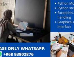 Learn python online class and all assignments solutions