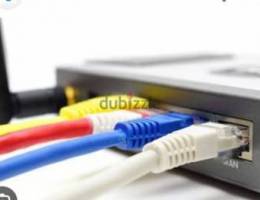 internet Shareing Solution Wi-Fi Router fixing Cable pulling services