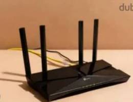 Networking Wifi Solution Router Range Extender's & cable pulling