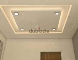 Gypsum board, gypsum ceiling, all kinds gypsum board work we do. 25