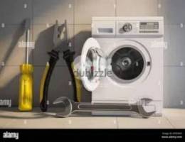 washing machine repair and fixing AC plumber electric electrician