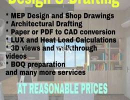 Design and Drafting drawing service