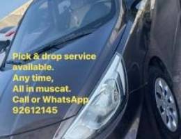 pick & drop service available