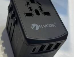 NYORK Universal Power Adapter 4X USB - PD (BoxPack)