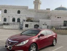 Hyundai sonata 2014 GCC oman full automatic 2.4 single owner lady use