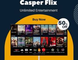 Casper Flix IP TV Subscription 1 Year 6 Rial Only