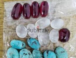 Gemstone Feroza and Rubi and Dur. e. Najaf  Available for sale