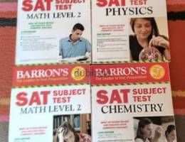 BARRONS SAT 4 BOOKS FOR OMR 3 last price