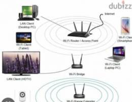 Complete Network Wifi Solution includes,all types of Routers & Service