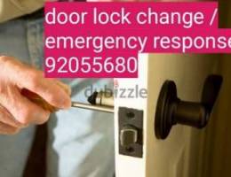 lock door open/electric lock fix/Carpenter,curtains,ikea fix work,