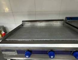stainless steel flat grill table top