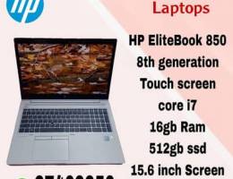 HP ELITEBOOK 850  CORE I7 16GB RAM 512GB SSD 8th GENERATION TOUCH SCRE