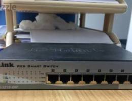 D-Link  8 port Web Smart Switch