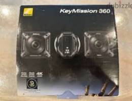 NIKON KEYMISSION 360 4K UHD CAMERA IN NEW CONDITION WITH ALL ACC, 128