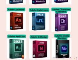 Adobe illustrator/Photoshop All kinds of softwares/ Canva / Windows