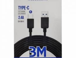 Haino Taiko Mobile Cable 3meter Type-c CB-300-C (Box-Pack)