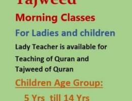 Quran with tajweed for ladies & children