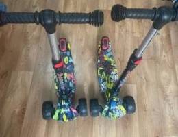 kids manual scooters for sale