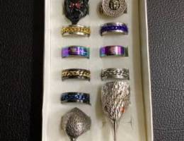 11 Rings available in new condition. .