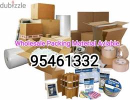 We have Packing Material Boxes,Wrap,Bubble rolls,Paper,Tape etc