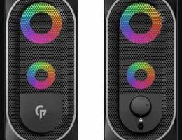 Porodo Stereo Bluetooth Gaming Speakers 10W – Black (New-Item)