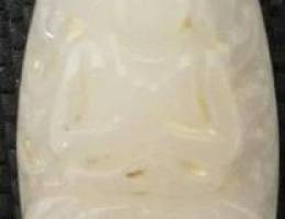 Exquisite White Jadeite Jade Buddha Carving – Rare Collectible"