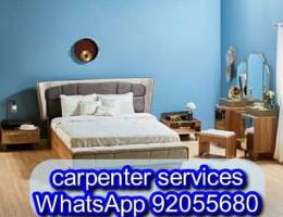 carpenter/furniture fix,repair/curtains,tv,wallpaper fix,ikea fixing