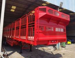 flat bed trailers with omani grill 5 feet and 12R24.00 tyres