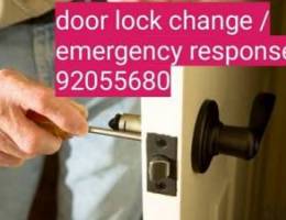 lock door open/lock fix/Electric lock fix/Carpenter,ikea curtains fix/