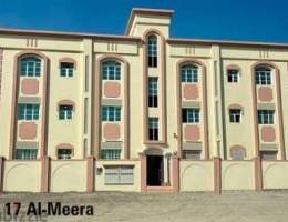 BUILDING 17 MEERAللايجار (شقق) فيفلج القبائل خلف اسواق الميرة شارع الب