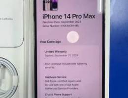 iPhone 14 Pro Max(256)  9 munth warranty available