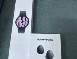 Samsung watch 6 and Samsung buds 2