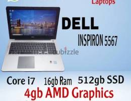 4GB GRAPHICS CORE I7 16GB RAM 512GB SSD 15-6 INCH SCREEN