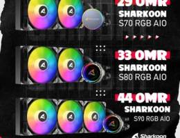 SHARKOON S Series RGB Liquid Cooler - مبرد مائي !