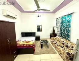 room full furnished without kitchen in Al qurm behind Al maya market