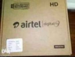Airtel HD box 
With subscription Six months 
Malyalam Tamil Telugu