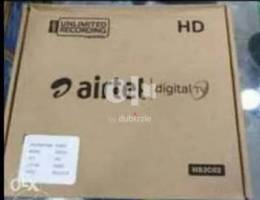 Airtel HD digital Receiver with 6months south pakeg hindi malyalam