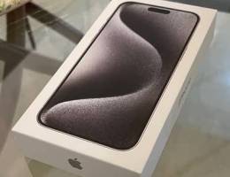 iPhone 15 pro max 256gb brand new Nutural titanium colore Arabic