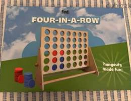Wooden Connect 4 in row NEW