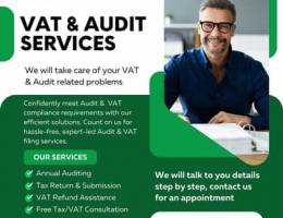 Accounting,VAT Filing and Auditing at reasonable rate.