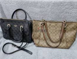 Original COACH Tote bag and GUESS handbag with sling