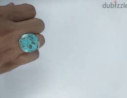 حجر فيروز أفغاني طبيعي نادر natural afghanistan turquoise ferozag