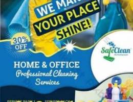 Professional villa office shops restaurant house deep cleaning service