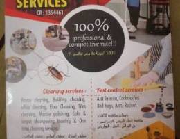Cleaning Service with free pest control