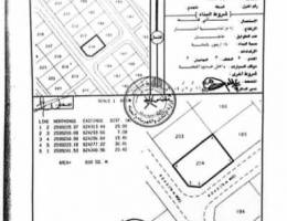 مباشره وحصري من المالك للبيع ارض سكنيه جميله كورنر في بوشر المسفاه الث