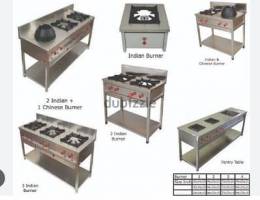 Fabricating gas stove and all the kitchen equipments for hotels