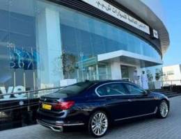 BMW 740LI تحت صيانه وكالة الجنيبي وسيرفس مجاني الى 10/2025