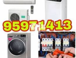 full automatic washing machine repair AC  plumber electric electrician