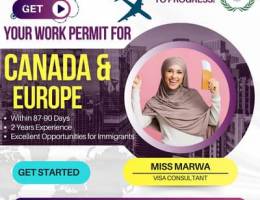 تبحث عن طريق للعمل باوروبا اوكندا؟